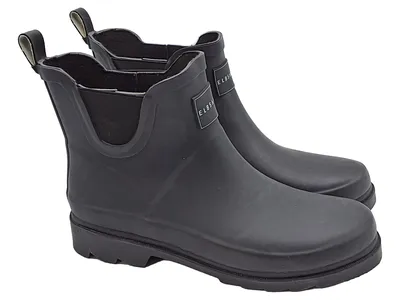 Elbsand Chelsea Gummistiefel Damen Gr. 38 Schwarz Stiefeletten