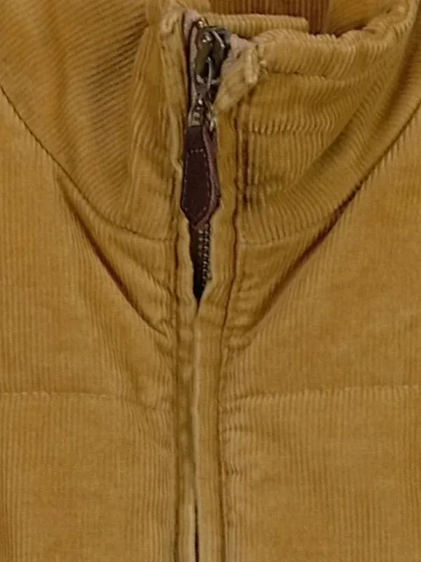 Eddie Bauer Herren Steppweste Gr. S Beige Outdoor Baumwolle Freizeit Weste 2