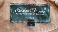 Eddie Bauer Herren Steppweste Gr. S Beige Outdoor Baumwolle Freizeit Weste 4