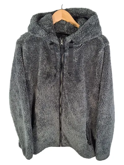 Soccx Fleecejacke Kinder Gr. 74 Grau Kapuze Freizeit Herbst Winter