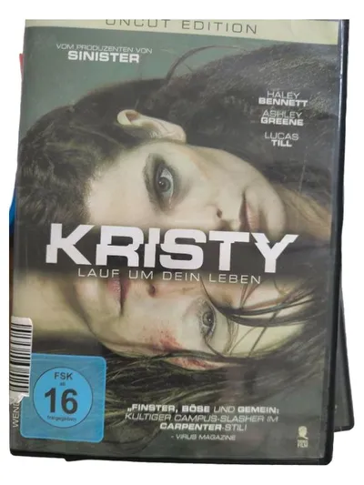 Kristy - Lauf um dein Leben DVD Horrorfilm Uncut Edition FSK 16