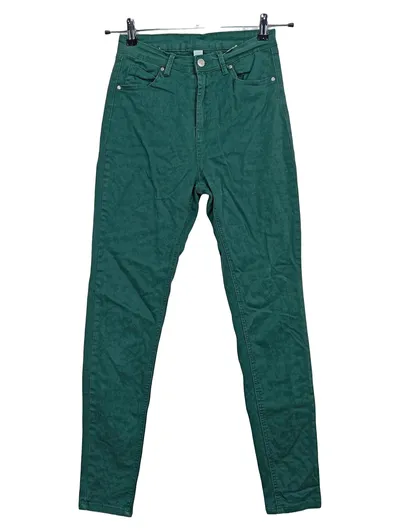 JUST ANNA Damen High Waist Jeans Grün Gr. M