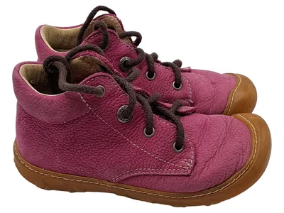 PEPINO by RICOSTA Lauflernschuhe Stiefel Leder Pink Gr. 25 Herbst Winter
