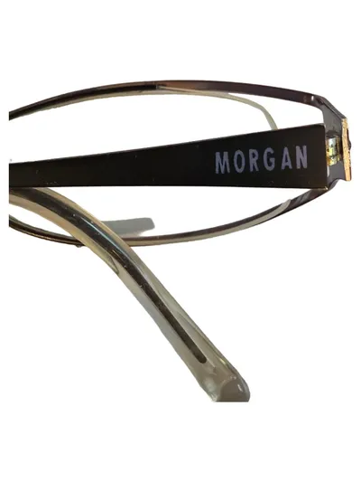 Morgan Damen Lesebrille Metallgestell Braun elegant schmal