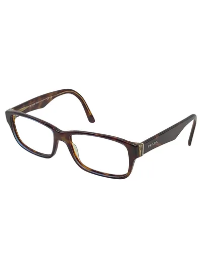 Prada Brillengestell Herren Damen Havana Braun Kunststoff mit Etui
