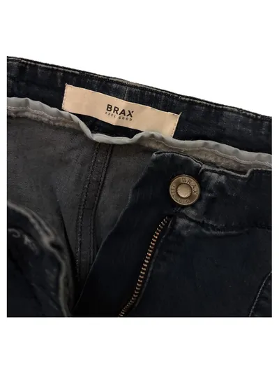 BRAX Damen Jeans Regular Fit Blau Gr. 36 W28 Baumwollmix Casual
