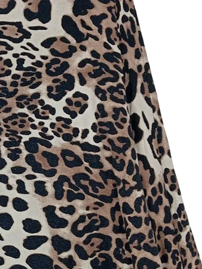 Amy Vermont Damen Top Leopardenmuster Gr. 46 Oversize Animal-Print