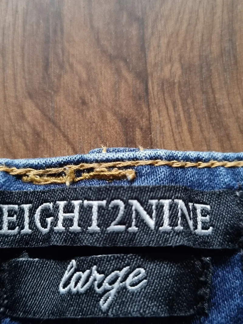 Eight2Nine Destroyed Jeans Damen Boyfriend Hose Blau W31 L31 Baumwolle 6