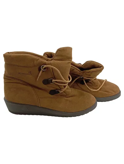 Romika Damen Schneestiefel Winterstiefel Braun Gr. 40 Wildleder-Optik