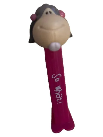PEZ Spender Mädchen Figur So What Pink Sammlerstück Bonbonspender