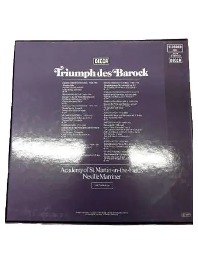 Triumph des Barock - Academy of St. Martin-in-the-Fields 3LP Decca Vinyl