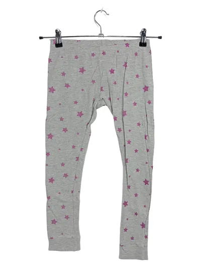 ZARA Kids Mädchen Leggings Gr. 152 Grau Pink Sterne Glitzer