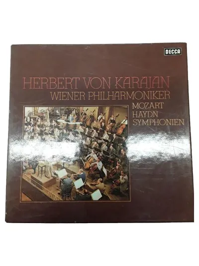 Mozart Haydn Symphonien Karajan Wiener Philharmoniker Vinyl LP Decca