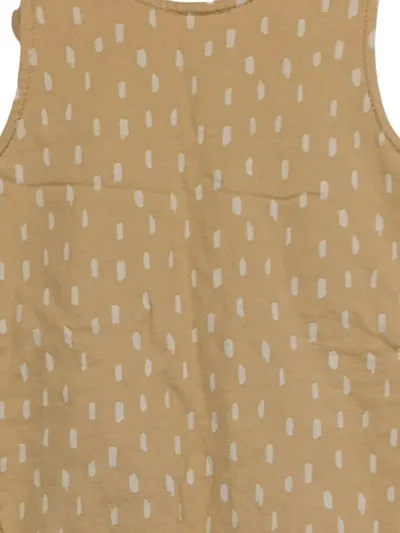 ALANA Baby Strampler Einteiler Gr. 74 Beige Punkte Baumwolle