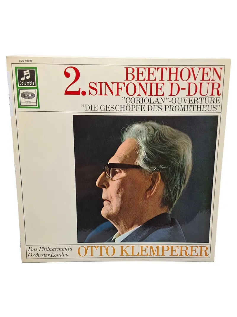 Columbia Beethoven Sinfonie Nr. 2 Ouvertüren Klemperer Vinyl LP Klassik 1
