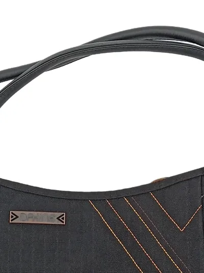 Dakine Damen Henkeltasche Schwarz Stoff Geometrisches Muster Casual