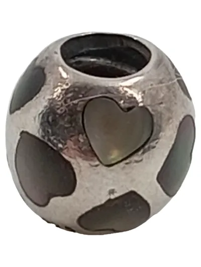 Pandora 925 Silber Herz Charm Anhänger Damen Alltag Romantisch