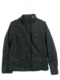Brandit Damen Feldjacke Outdoorjacke Schwarz Gr. M Baumwolle 1
