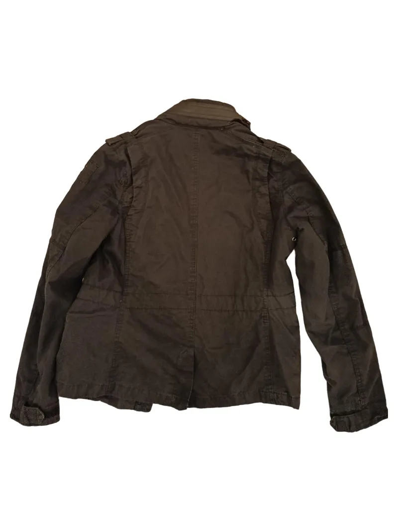 Brandit Damen Feldjacke Outdoorjacke Schwarz Gr. M Baumwolle 2