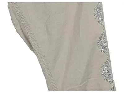 Marc Cain Sports Damen Hose Gr. 38 Beige Spitzendetails Baumwolle