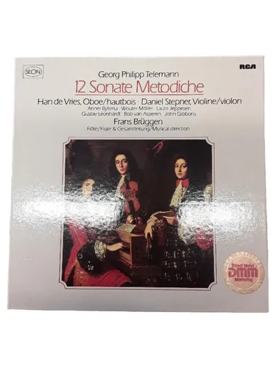 Telemann 12 Sonate Metodiche Vinyl LP RCA SEON Frans Brüggen Klassik