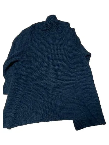 Anna Menotti Damen Strickjacke Grau Rippstrick Gr. 52 XXL Langarm Casual 5