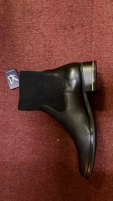 Caprice Damen Stiefelette Gr. 40 Schwarz Leder Sock Boots Elegant 5