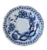 Kahla Zwiebelmuster Unterteller Porzellan Blau Floral 15 cm