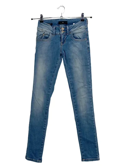 LTB Damen Jeans Slim Fit Hellblau W24 L30 Stretch Denim Hose