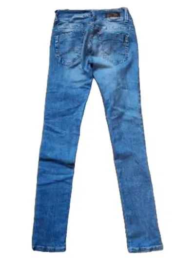LTB Damen Jeans Slim Fit Hellblau W24 L30 Stretch Denim Hose