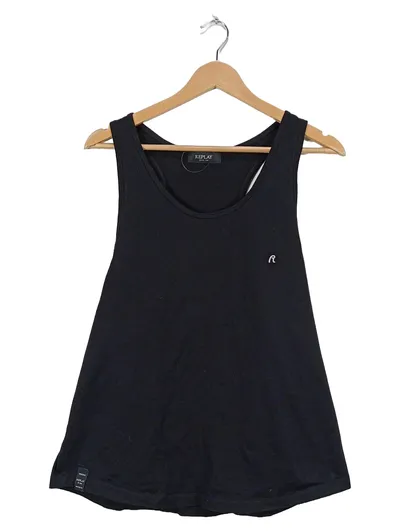 Replay Herren Tanktop Unterhemd Schwarz Gr. L Baumwolle Basic
