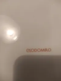 Clodomiro Teller Porzellan Weiß Rosa Lippen Motiv 28 cm Minimalistisch 3