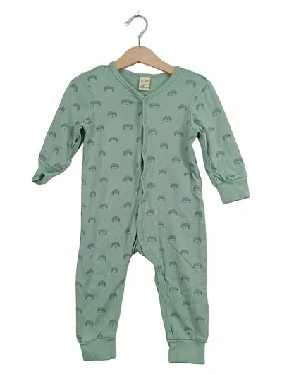 ALANA Schlafanzug Baby Strampler Igel Tiermotiv Baumwolle Gr. 74/80