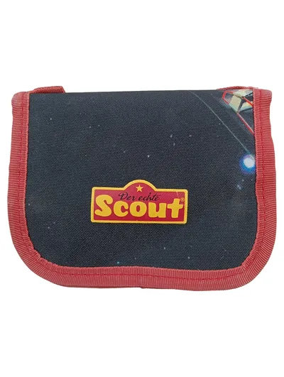 Scout Kinder Geldbörse Portemonnaie Schwarz Rot Weltraum Design