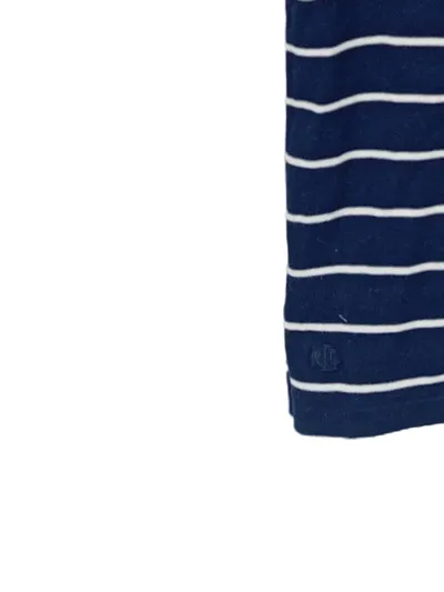 Lauren Ralph Lauren Damen Langarmshirt Blau Gestreift Maritim Gr. S
