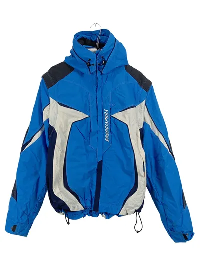 Energiapura Skijacke Herren Gr. S Blau Weiß Winterjacke Kapuze