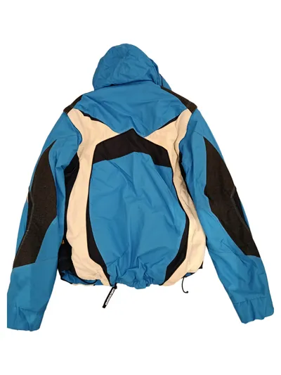 Energiapura Skijacke Herren Gr. S Blau Weiß Winterjacke Kapuze