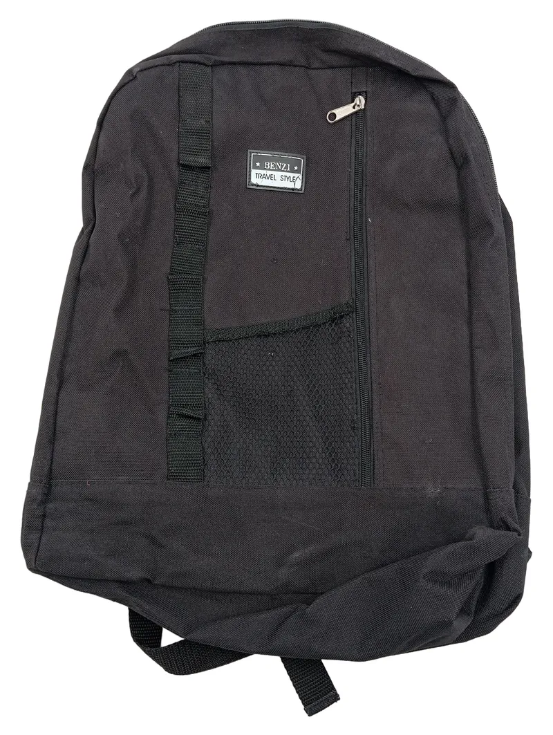 BENZI Travel Style Rucksack Schwarz Polyester Casual Daypack 35x45cm 1