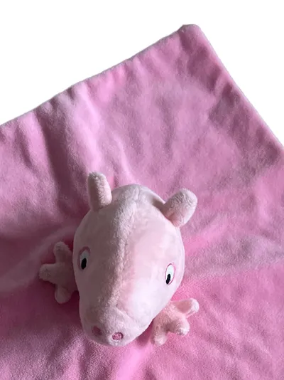 Peppa Pig Schmusetuch Kuscheltuch Baby Mädchen Rosa Polyester