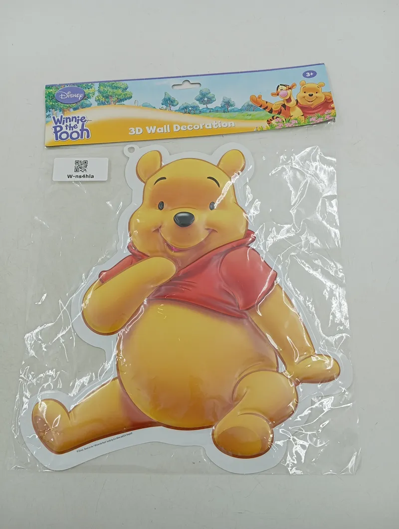 Disney Winnie Puuh 3D Wanddekoration Kinderzimmer Deko Gelb 36x33cm 2