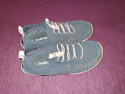 DooDogs Damen Sneaker Low Gr. 36 Grau Meliert Sportlich Slip-On