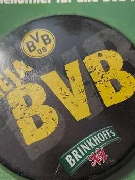 Brinkhoff's BVB Borussia Dortmund Flaschenöffner Metall Logo Schwarz