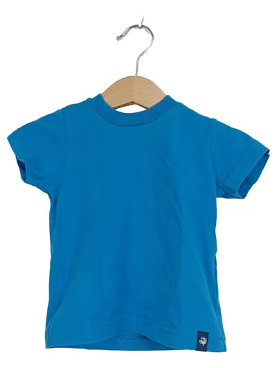 JAKO-O Baby T-Shirt Gr. 68/74 Blau Baumwolle Basic Kurzarm