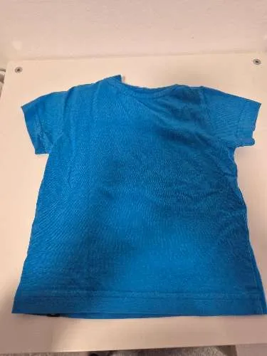 JAKO-O Baby T-Shirt Gr. 68/74 Blau Baumwolle Basic Kurzarm