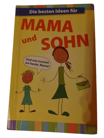 Die besten Ideen für Mama und Sohn Activity Buch Gelb Farbenfroh