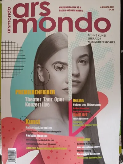Ars Mondo Kulturmagazin BW 4/21 Kunst Design Architektur Sieverding