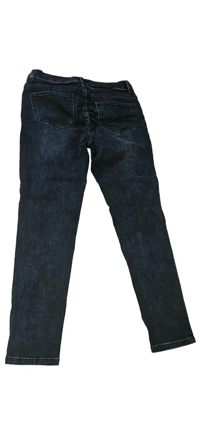 Morgan de Toi Damen Jeans Regular Fit Grau Gr. 42 Kettendetails