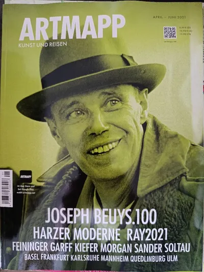 ARTMAPP Kunst Reisen Zeitschrift 2021 Joseph Beuys Harzer Moderne RAY2021