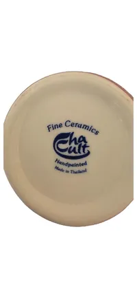 Cha Cult Tasse Elefant Rot Keramik Handpainted 350ml Thailand 2