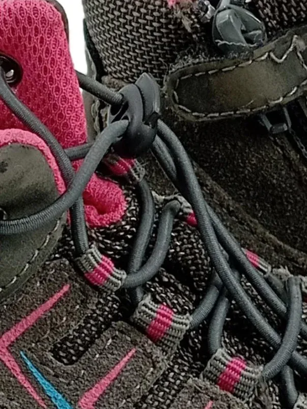 BAMA Wanderschuhe Mädchen Gr. 28 Grau Pink Outdoor Trekkingschuhe 4